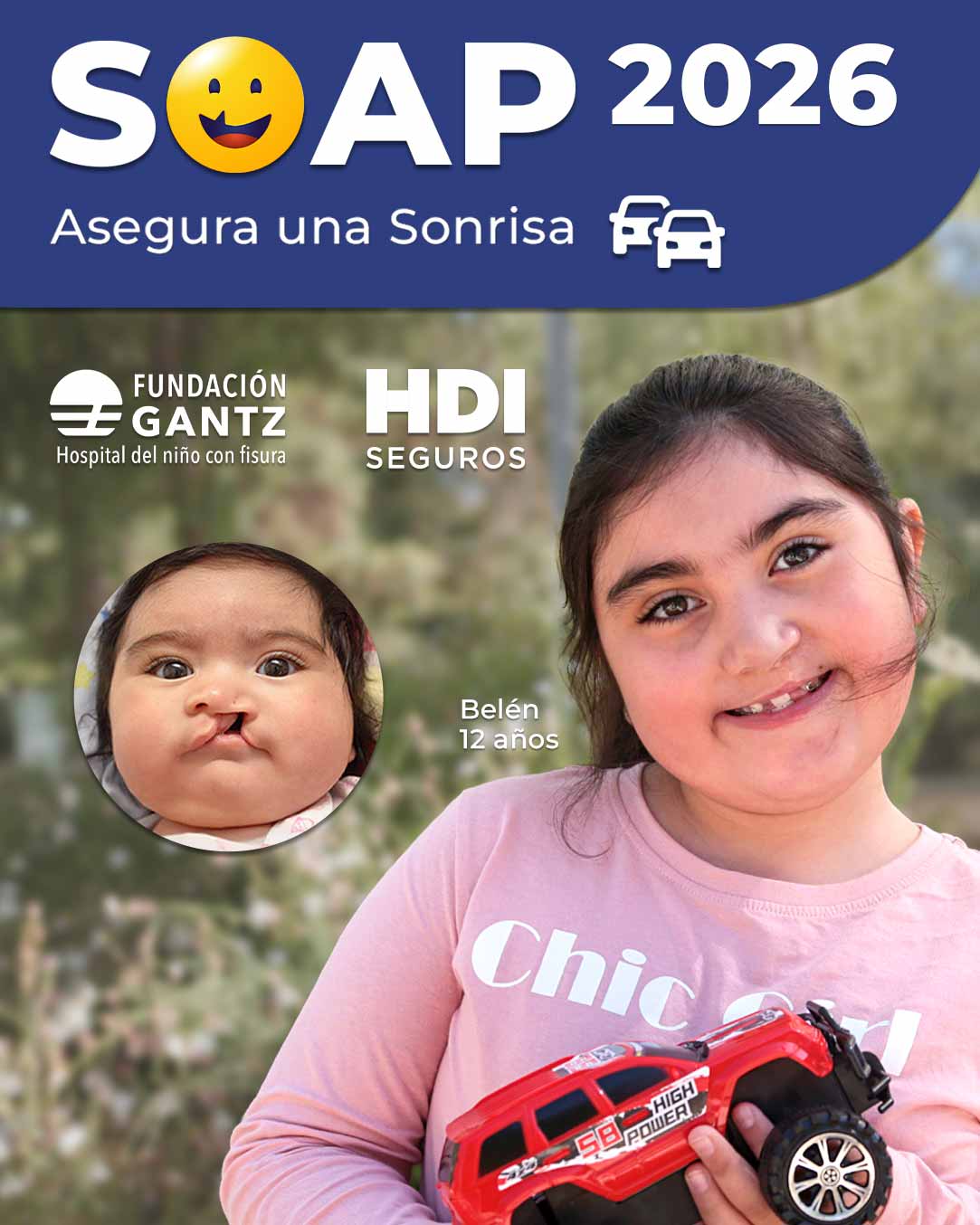 Afiche de campaña Soap 2026